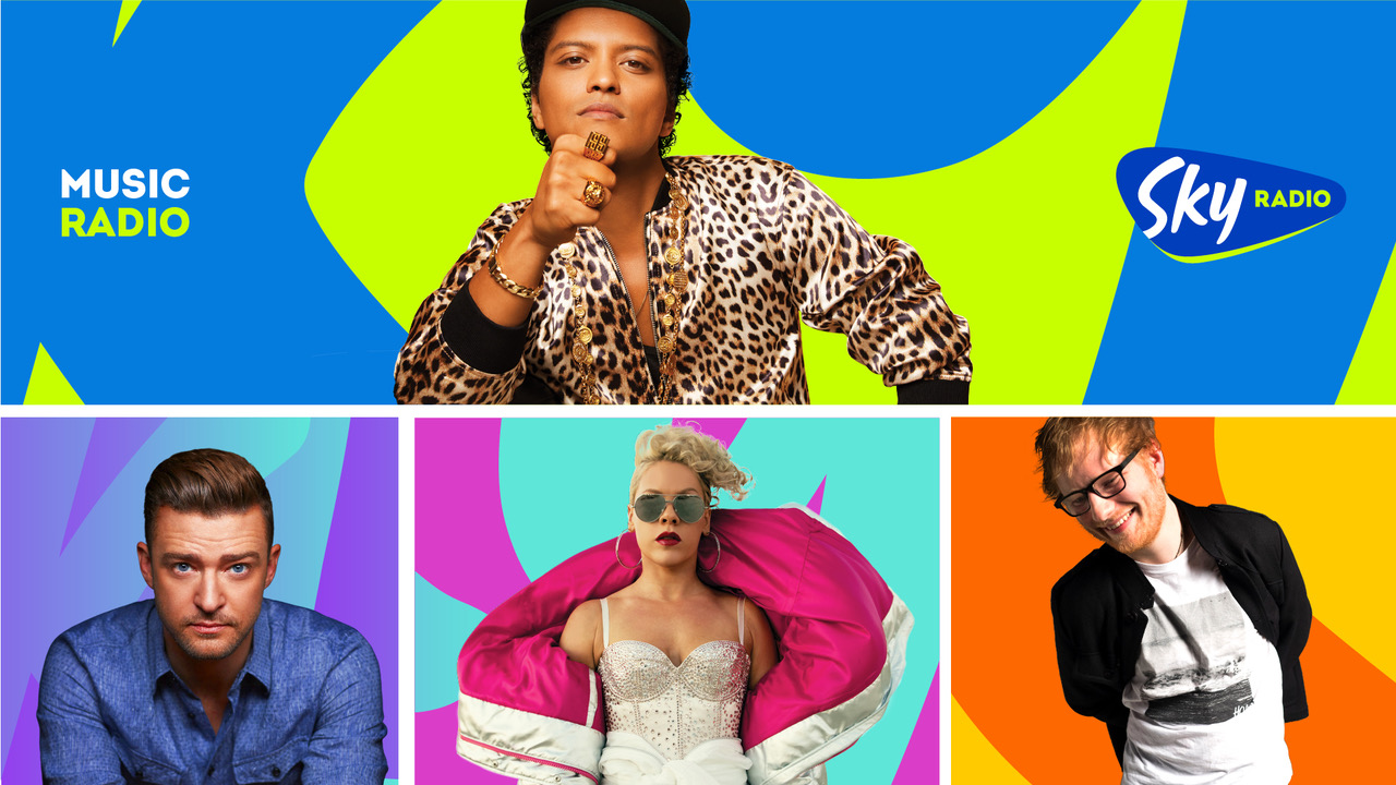 Sky Radio Bruno Mars Justin Timberlake Ed Sheeran
