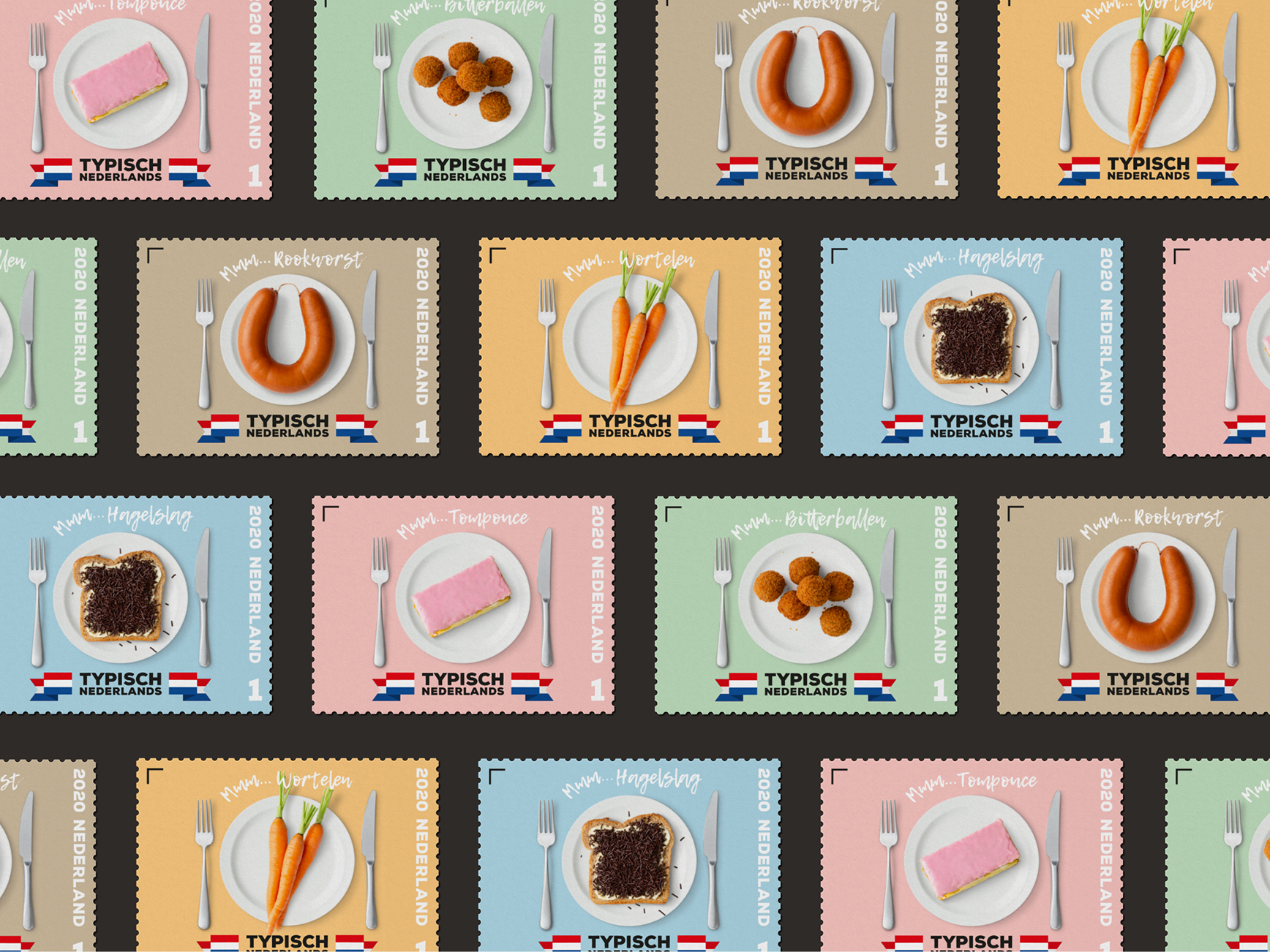 Zilver voor postzegelserie 'Typisch Nederlands' van PostNL